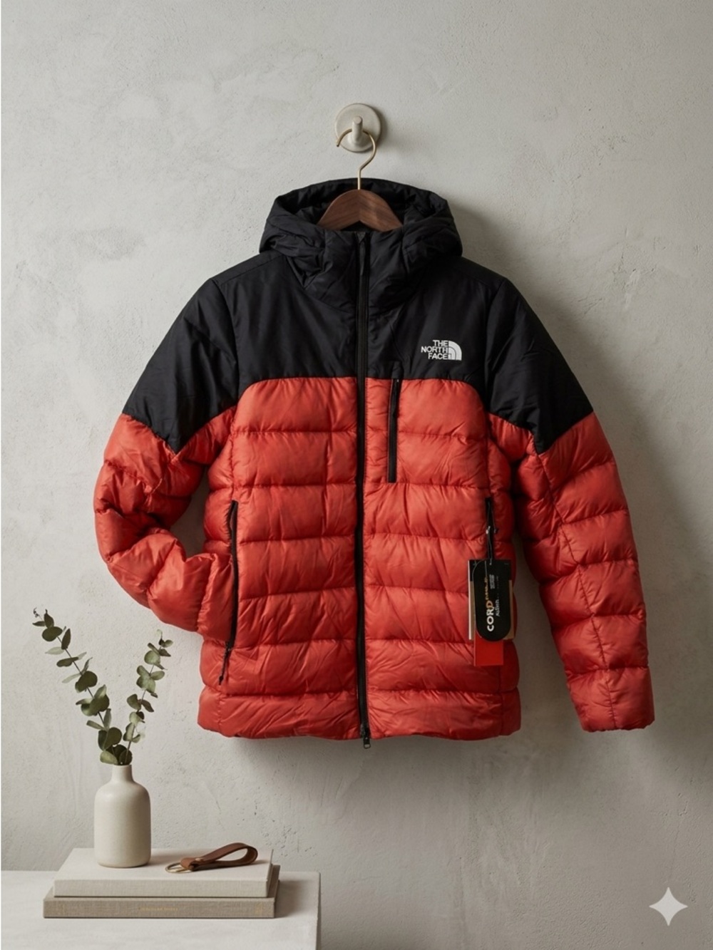 The North Face Kalix Down Hoodie Puffer Jacket Mars Dust Black Women’s Small NWT